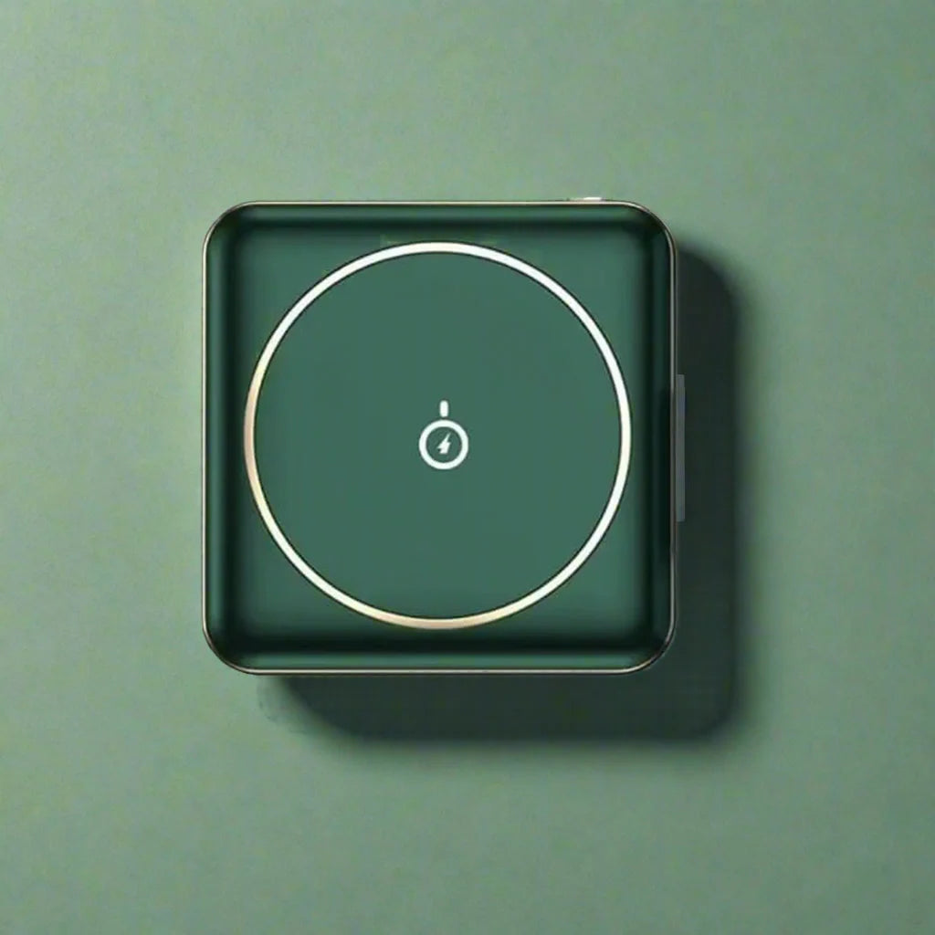 Green Magsafe PowerBank for iPhone and Samsung