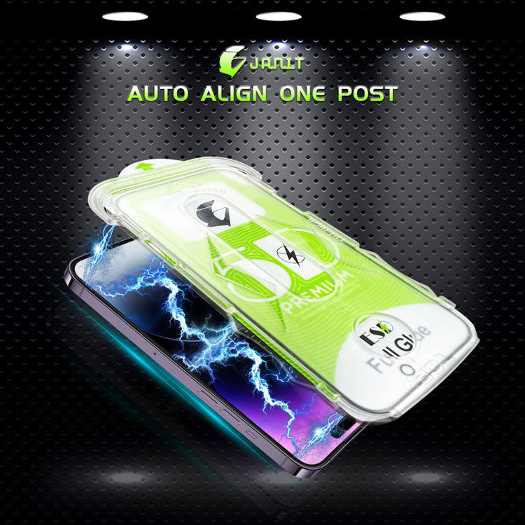 iPhone World Edge-To-Edge Tempered Glass 5D With Magic Box (Pack of 2)