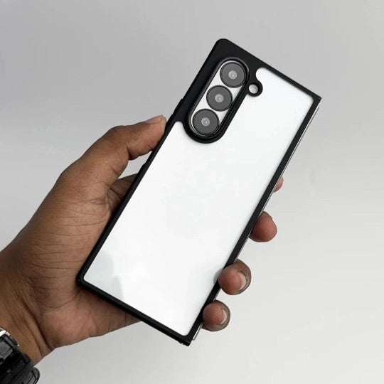 Samsung Z Fold Transparent Bumper Case