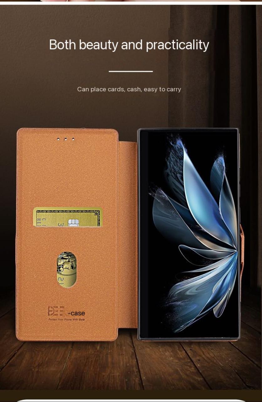 Samsung Galaxy S & N Series Sleek Design Flip Leather Cover