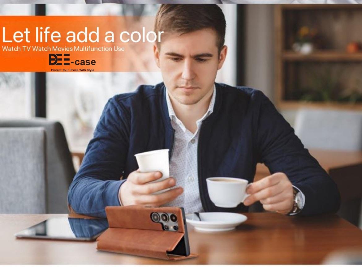 Samsung A & M Series Sleek Design Flip Leather Cover