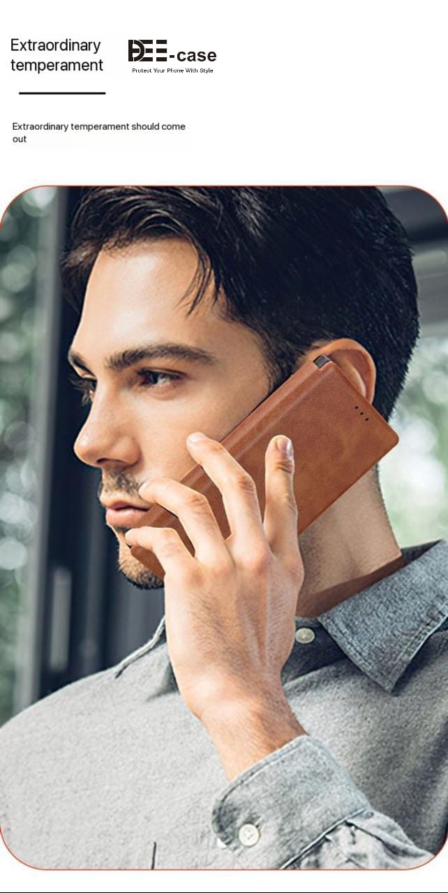 Samsung A & M Series Sleek Design Flip Leather Cover