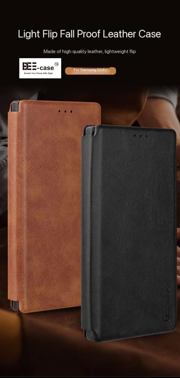 Samsung Galaxy S & N Series Sleek Design Flip Leather Cover