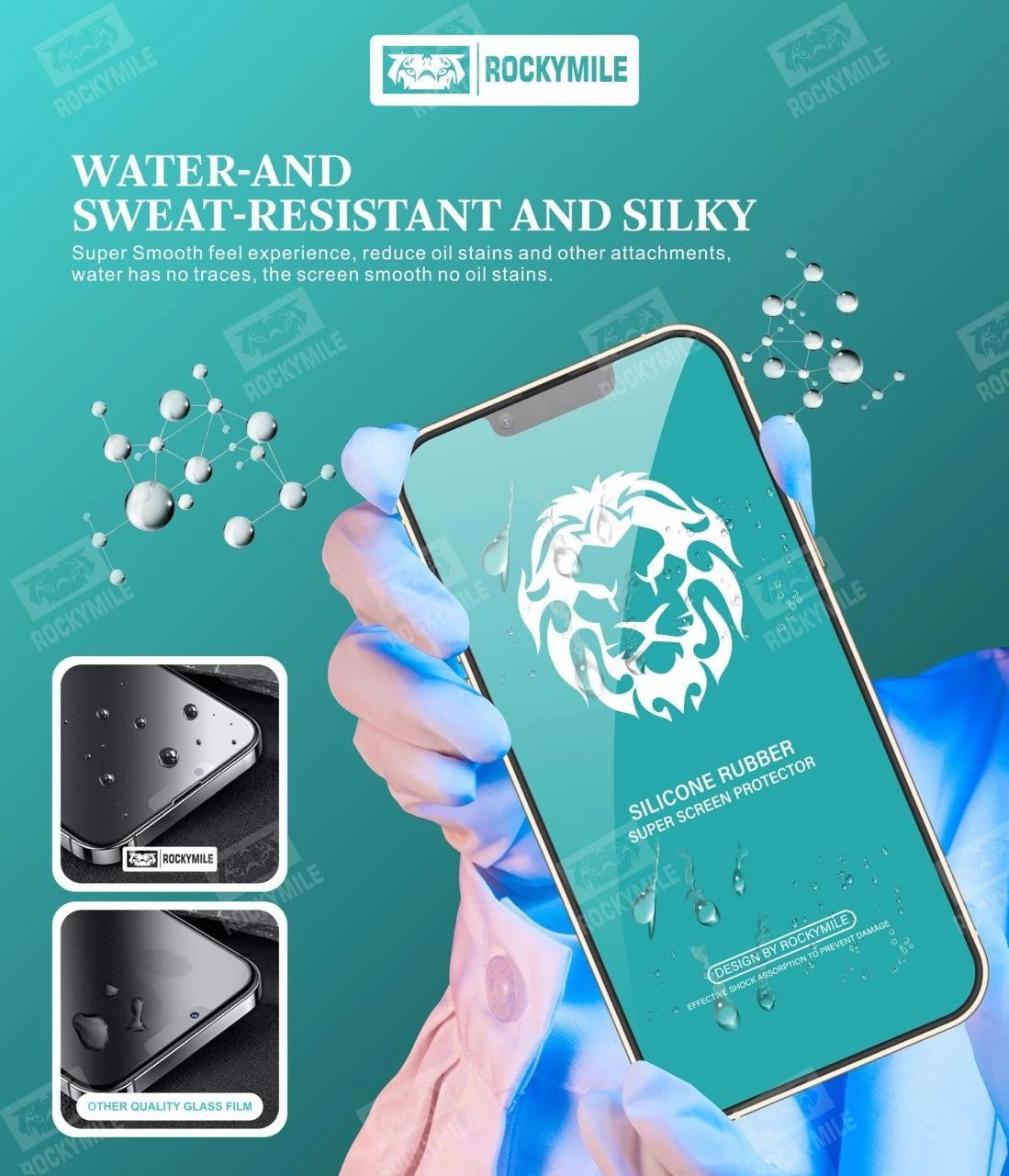 rockymile-iphone-screen-protector-rubber-silicone-edge-clear-waterproof