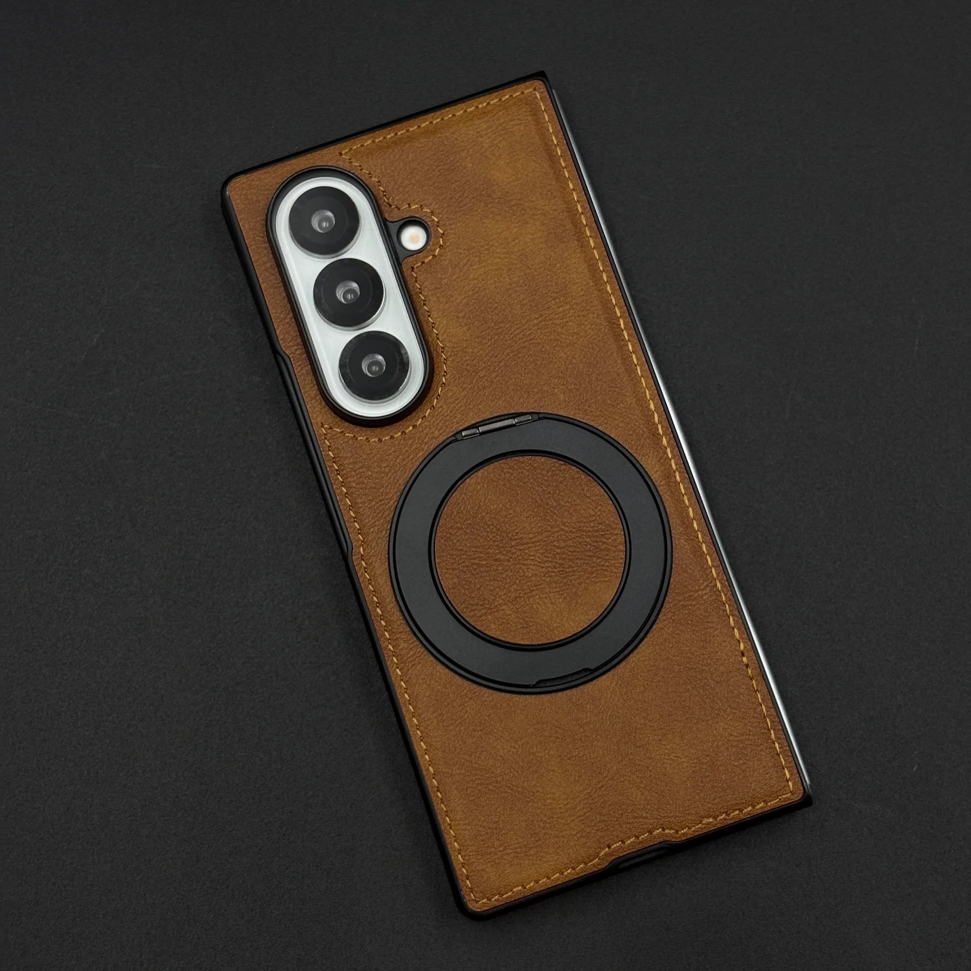 Samsung 360 Leather ring stand fold cover