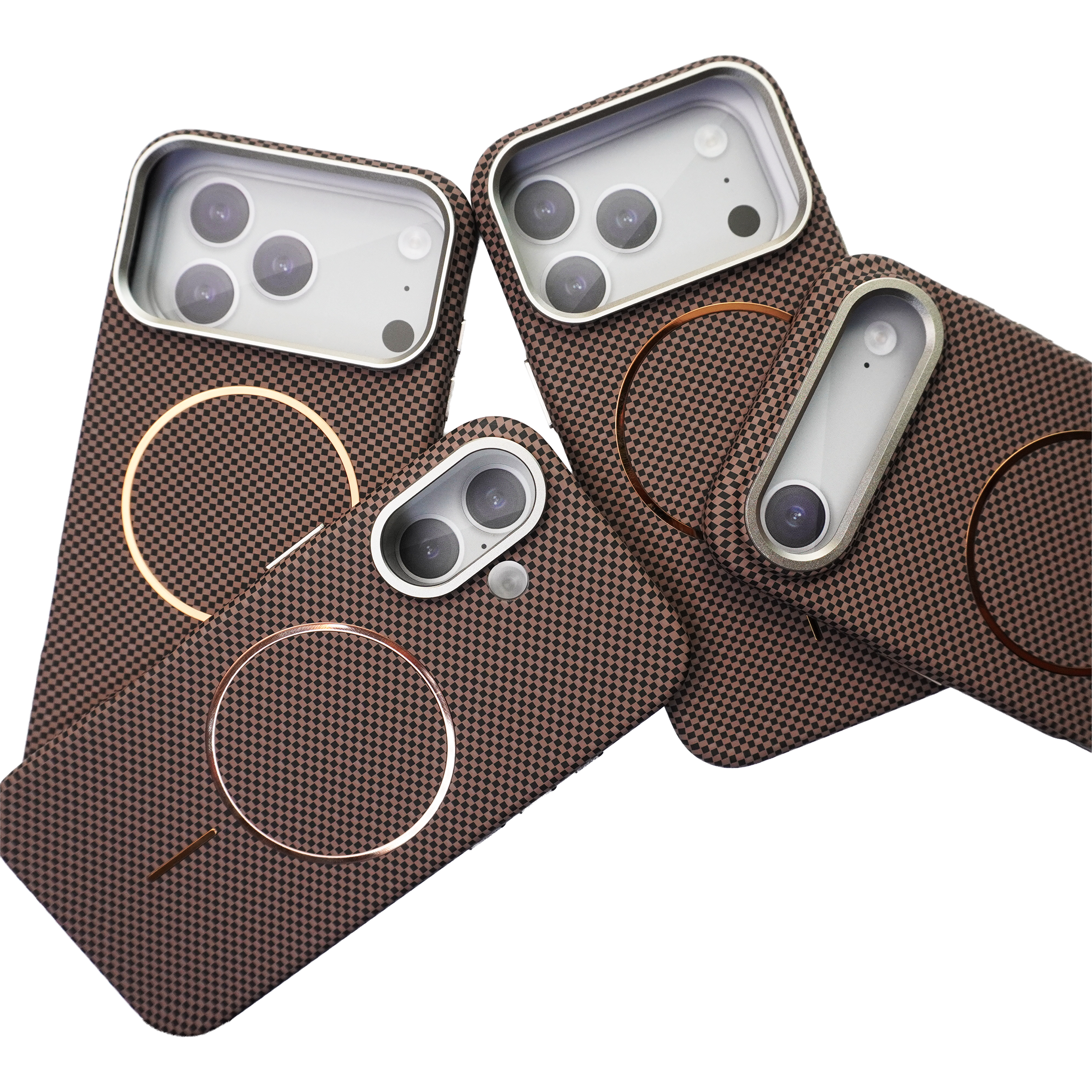 Kevlar Design Leather Cases with Magsafe