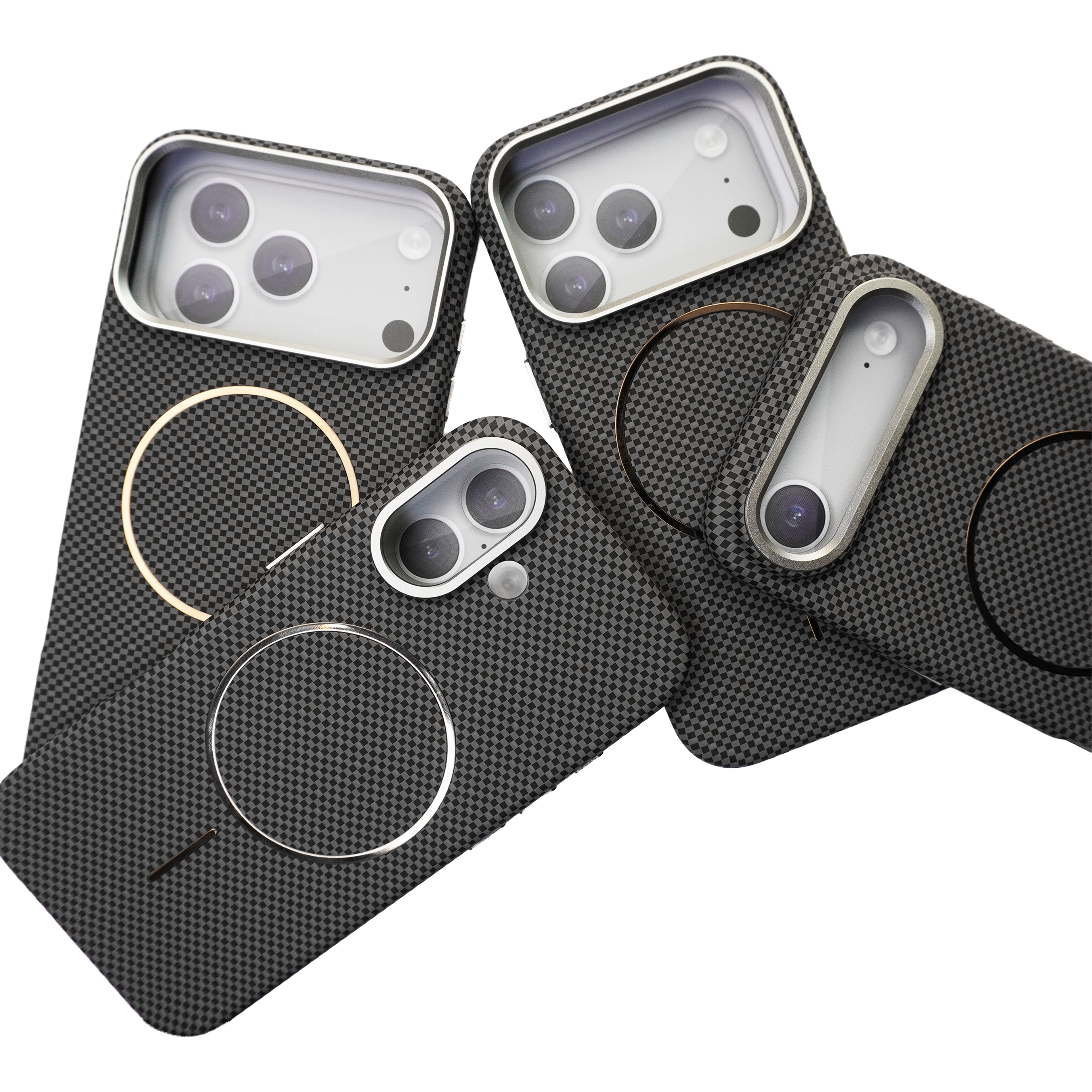 Kevlar Design Leather Cases with Magsafe
