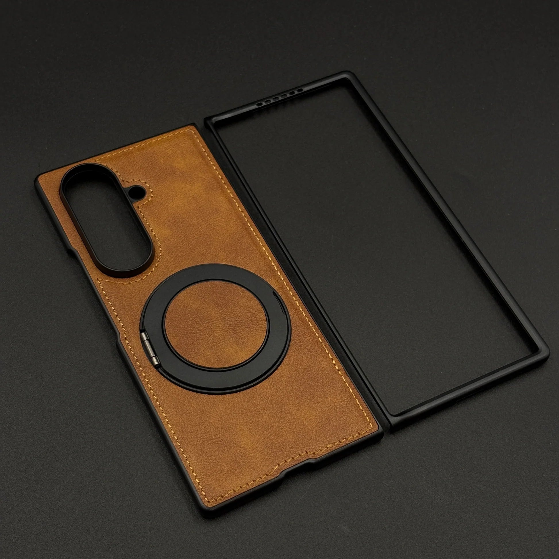 Samsung 360 Leather ring stand fold cover