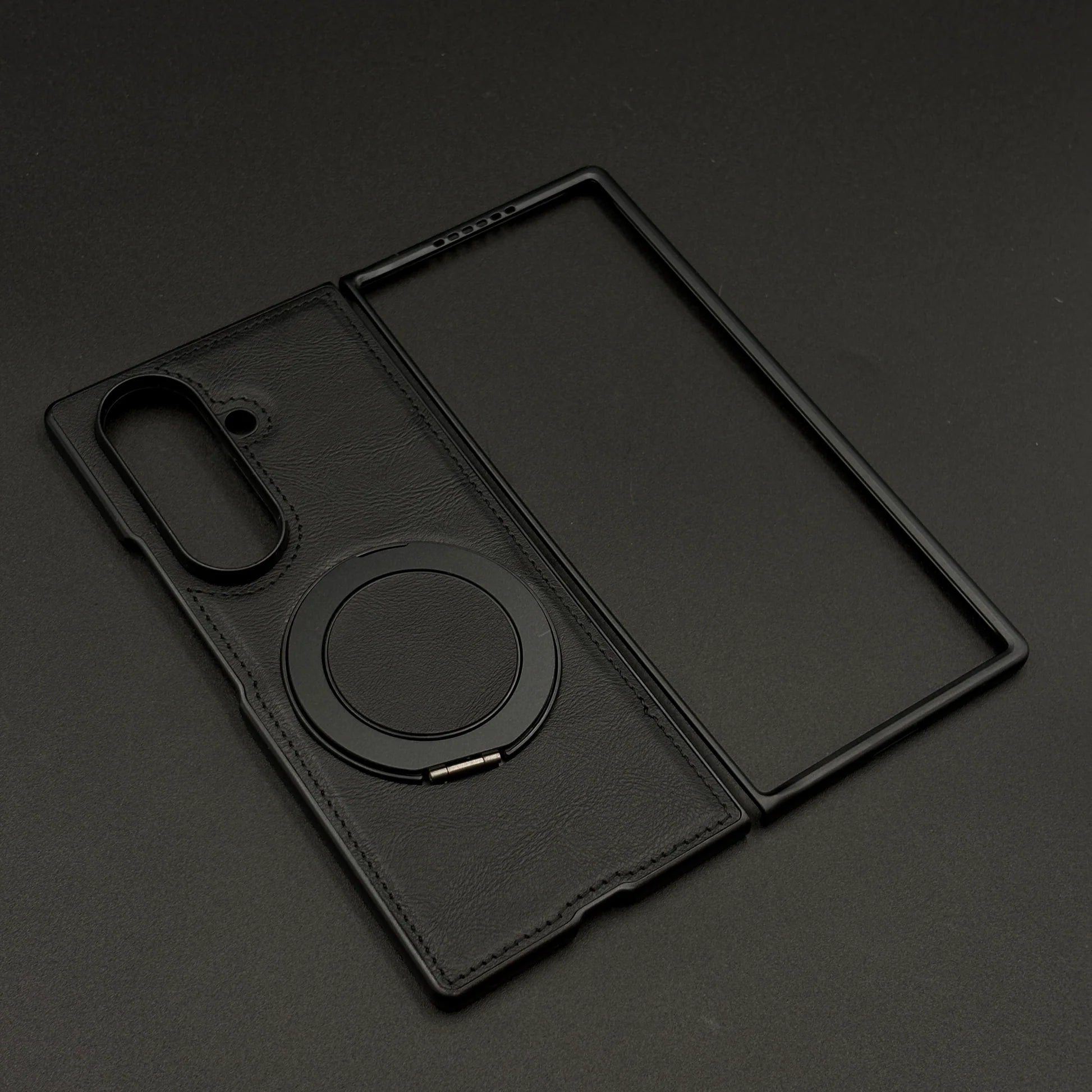 Samsung 360 Leather ring stand fold cover