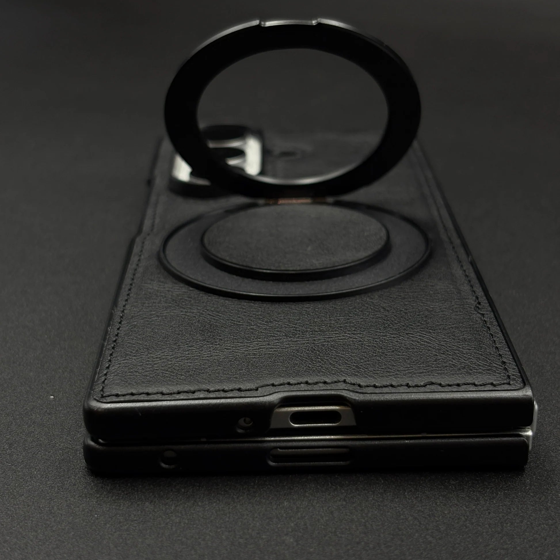 Samsung 360 Leather ring stand fold cover