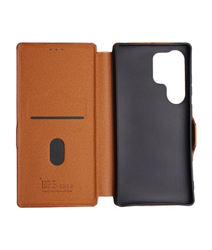 Samsung Galaxy S & N Series Sleek Design Flip Leather Cover