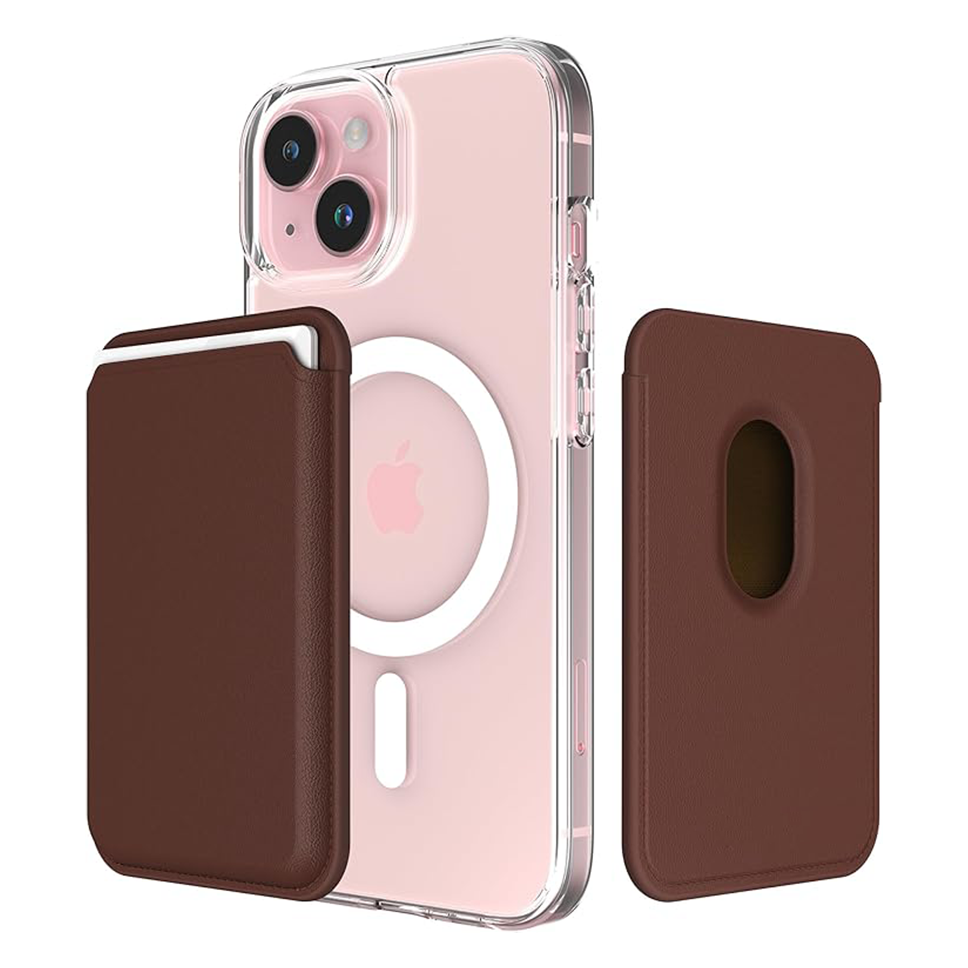 The Case Store Leather MagSafe Wallet for iPhone With ic