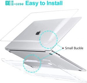Macbook Hardshell Crystal Clear Case With Keyguard and Dust Plug Cap