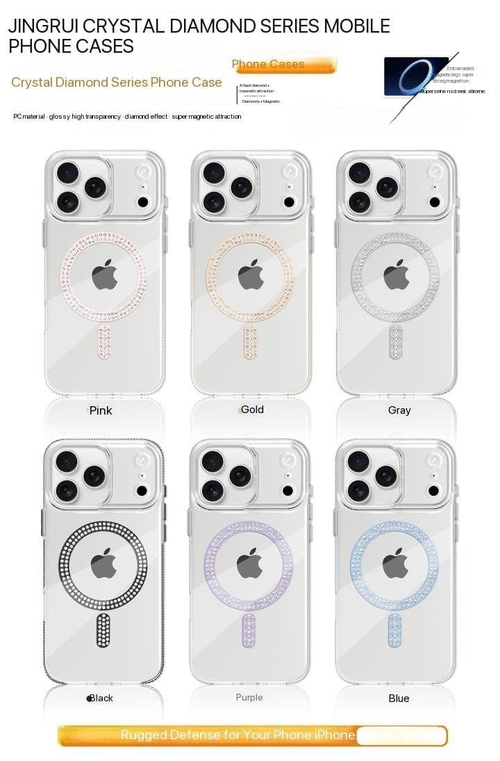 iPhone Diamond Crystal Case with Magsafe