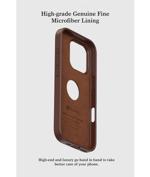 iPhone Embroidered Line Leather Case