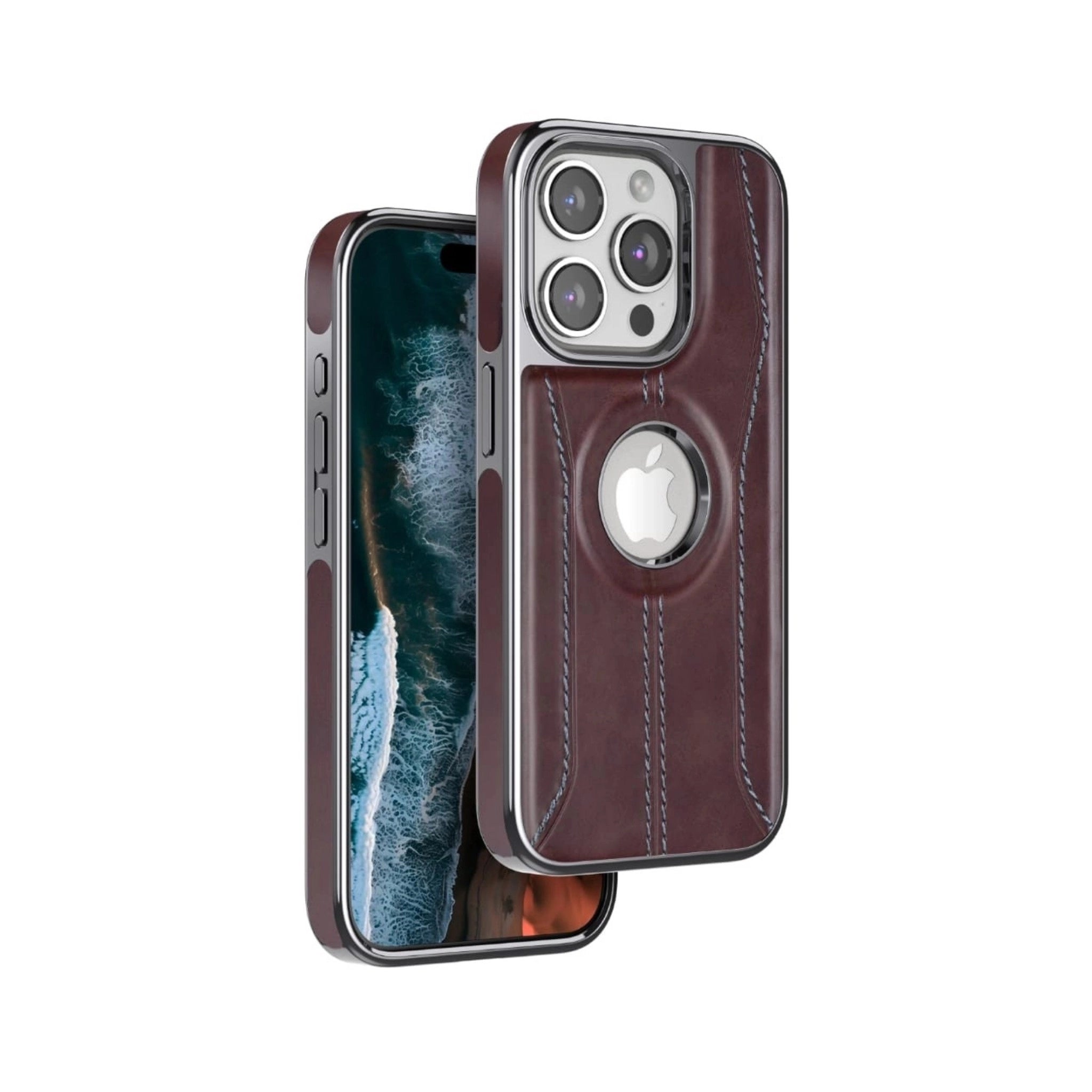 iPhone Classic Leather Car Back Cover