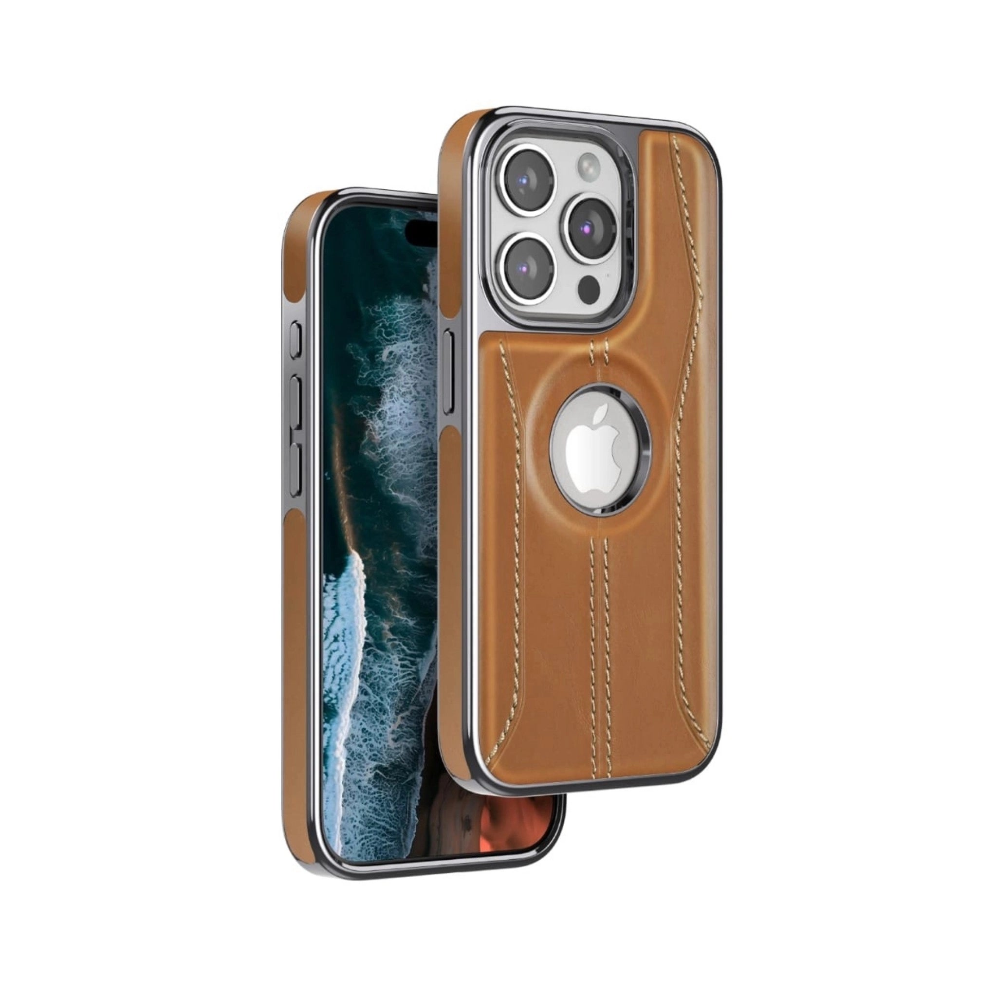iPhone Classic Leather Car Back Cover