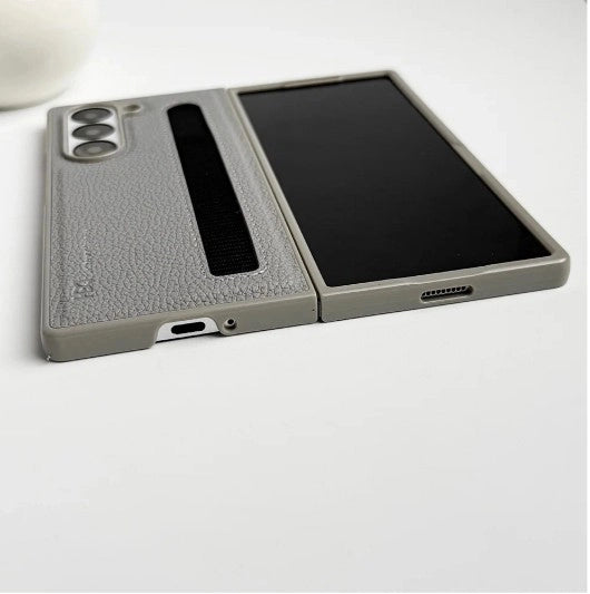 Samsung Galaxy Z Fold Luxury Leather Case with Pen Holder