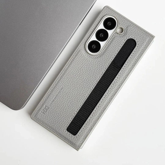 Samsung Galaxy Z Fold Luxury Leather Case with Pen Holder