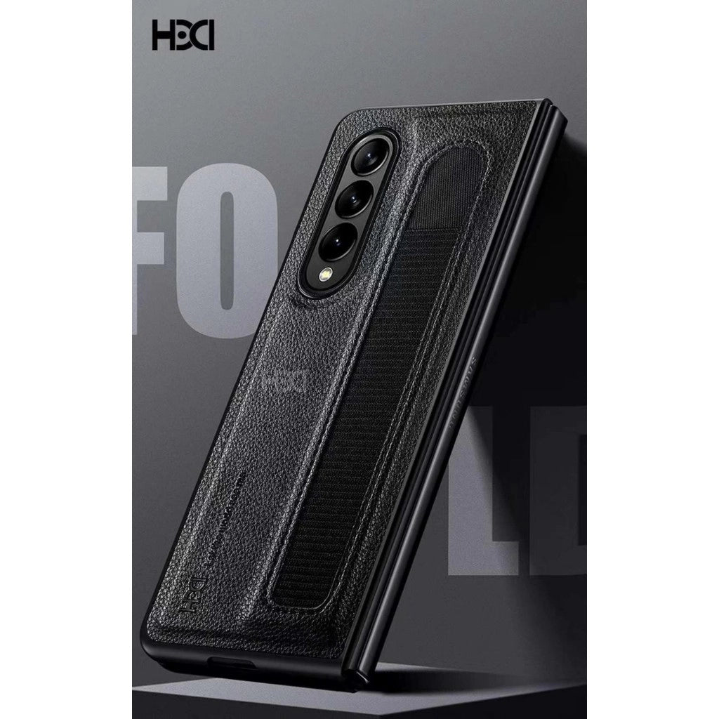 Samsung Galaxy Z Fold Luxury Leather Case with Pen Holder