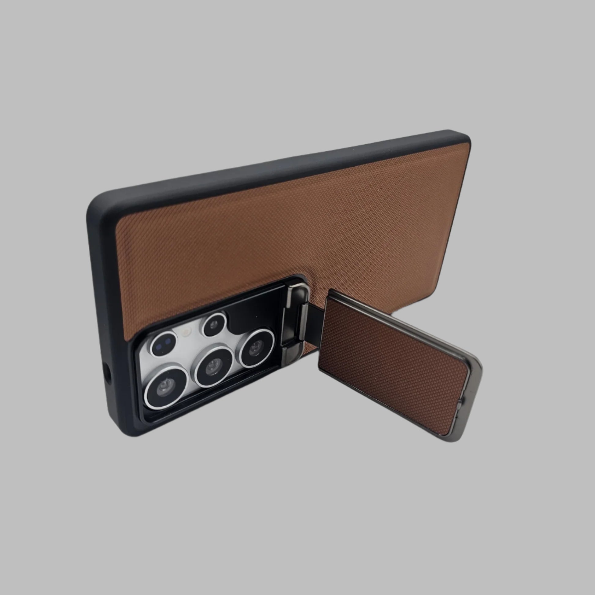 Samsung Galaxy S Series Metal Cap KickStand Case Camera Protection