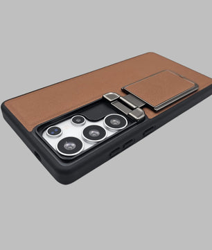 Samsung Galaxy S Series Metal Cap KickStand Case Camera Protection