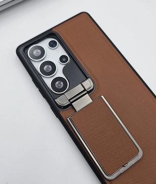 Samsung Galaxy S Series Metal Cap KickStand Case Camera Protection