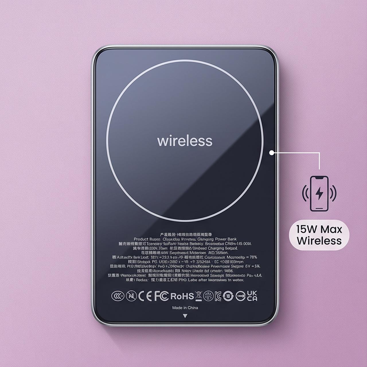 Wireless Power Bank 10000mAh – Model Q10