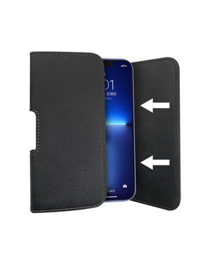 DEEcase Pu Leather Belt Pouch Holster for Smartphones & Mobiles (Display 5 to 6.5 inches) (6.3)