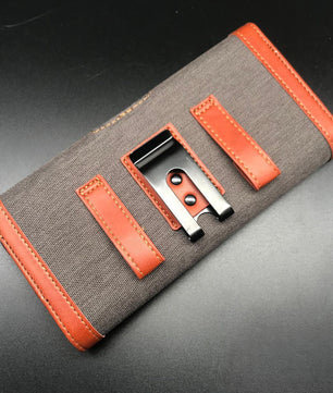 Dual-Tone Faux Leather Pouch Holster Case (Mobile phone)