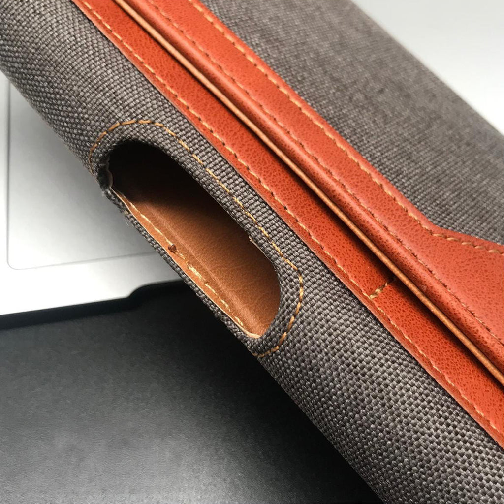Dual-Tone Faux Leather Pouch Holster Case (Mobile phone)