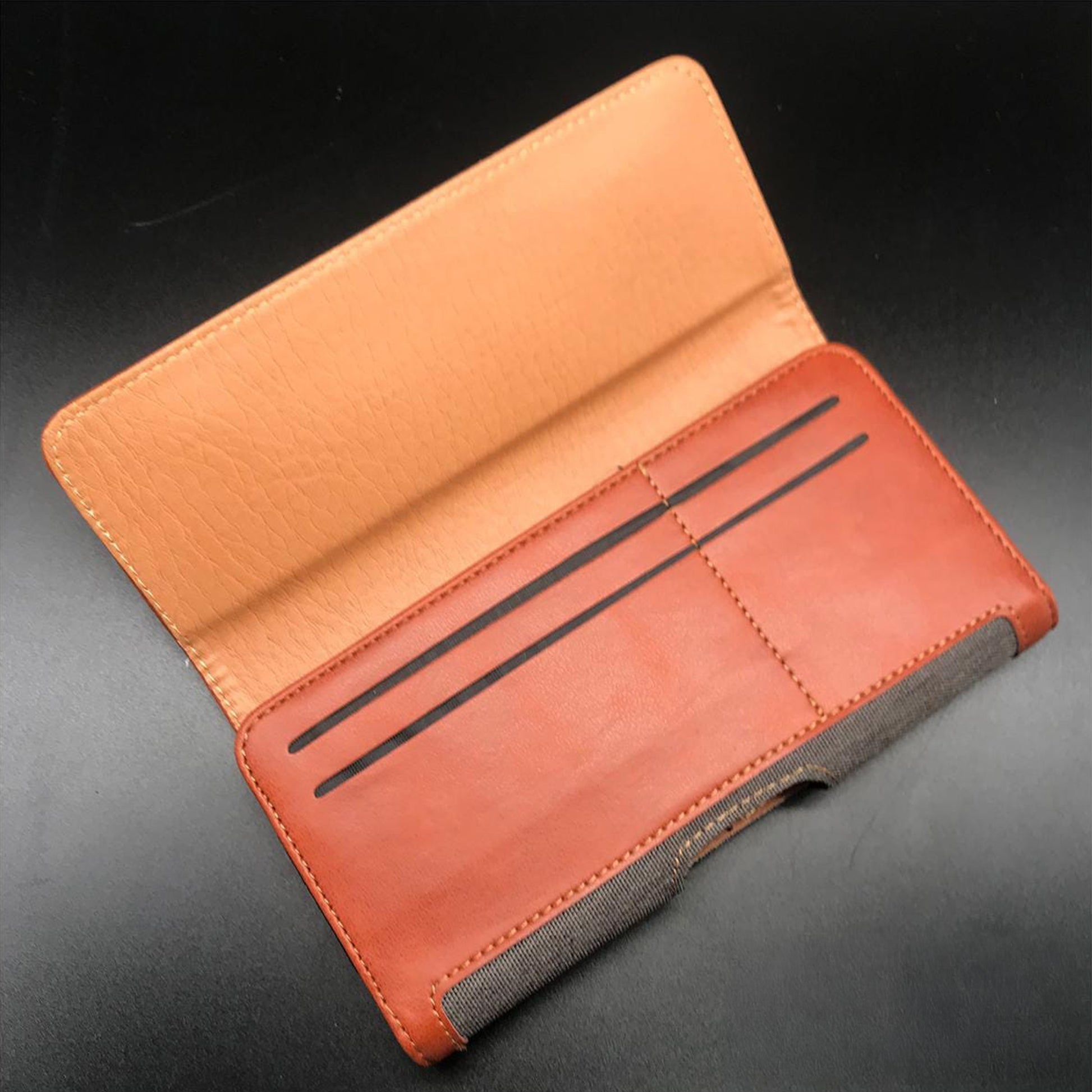 Dual-Tone Faux Leather Pouch Holster Case (Mobile phone)