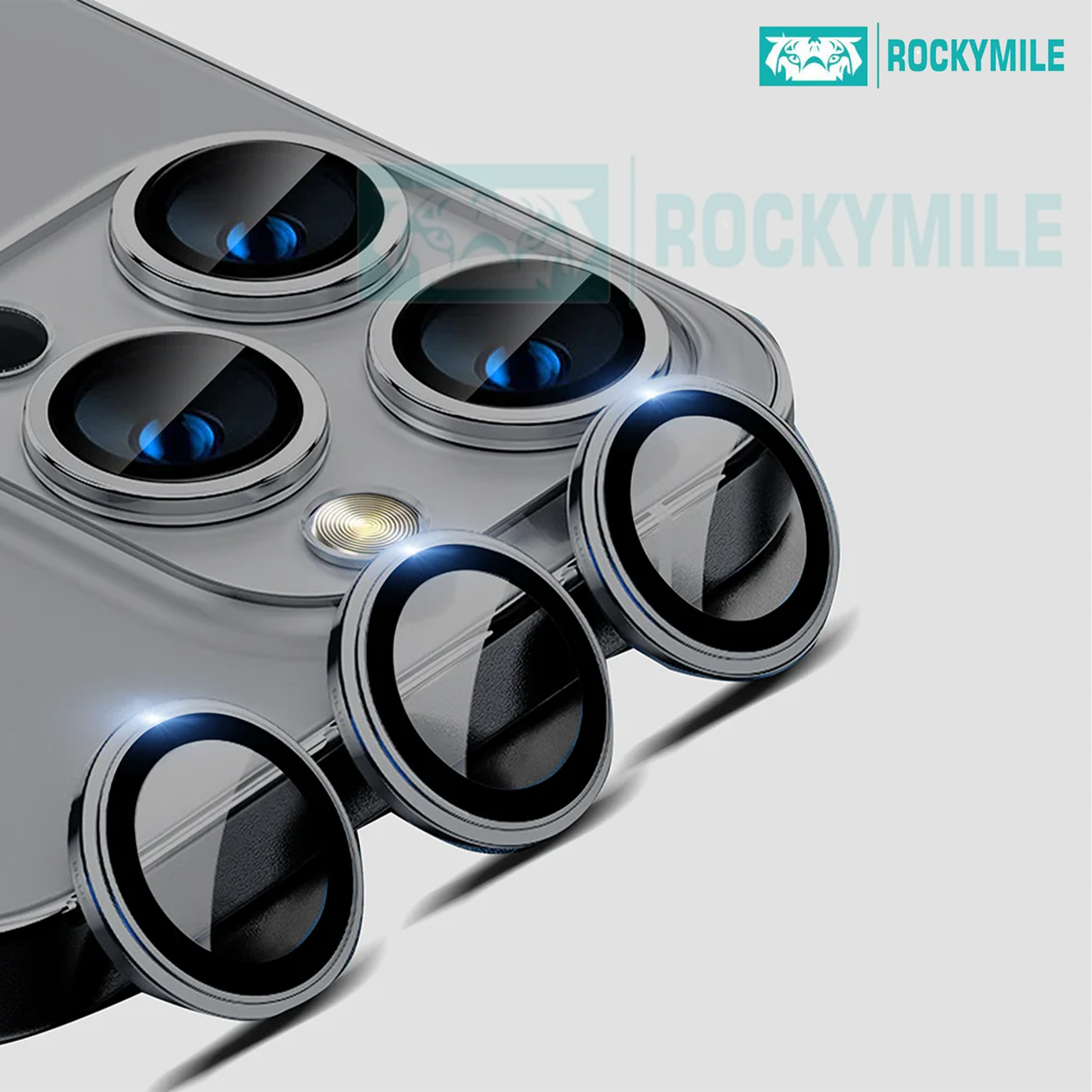 Rockymile Real Camera Lens Protector Ring for  iPhone