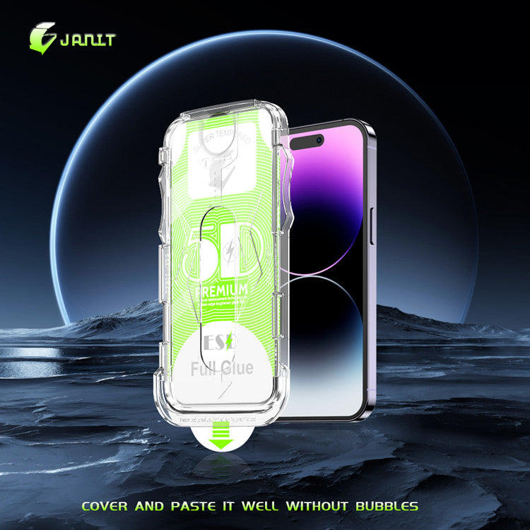 iPhone World Edge-To-Edge Tempered Glass 5D With Magic Box (Pack of 2)