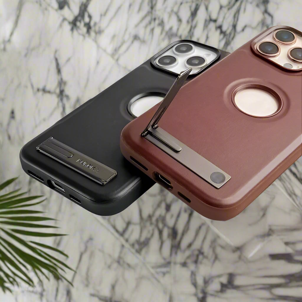 iphone-16-leather-kickstand-case-black-brown-stand