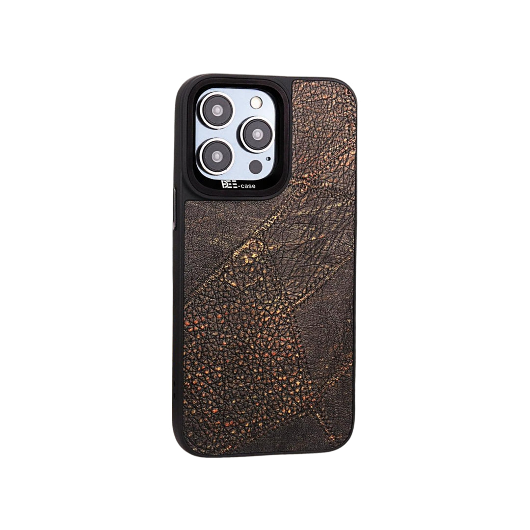 iPhone Leather Back Cover - Leaf