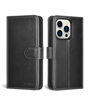 iPhone Leather Flip Magnetic Cover