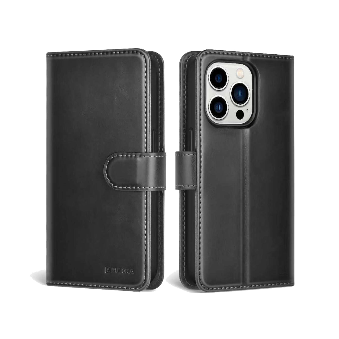 iPhone Leather Flip Magnetic Cover