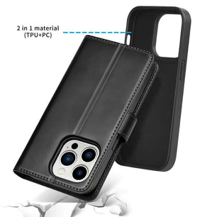 iPhone Leather Flip Magnetic Cover