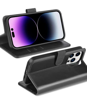 iPhone Leather Flip Magnetic Cover