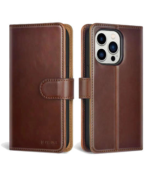 iPhone Leather Flip Magnetic Cover