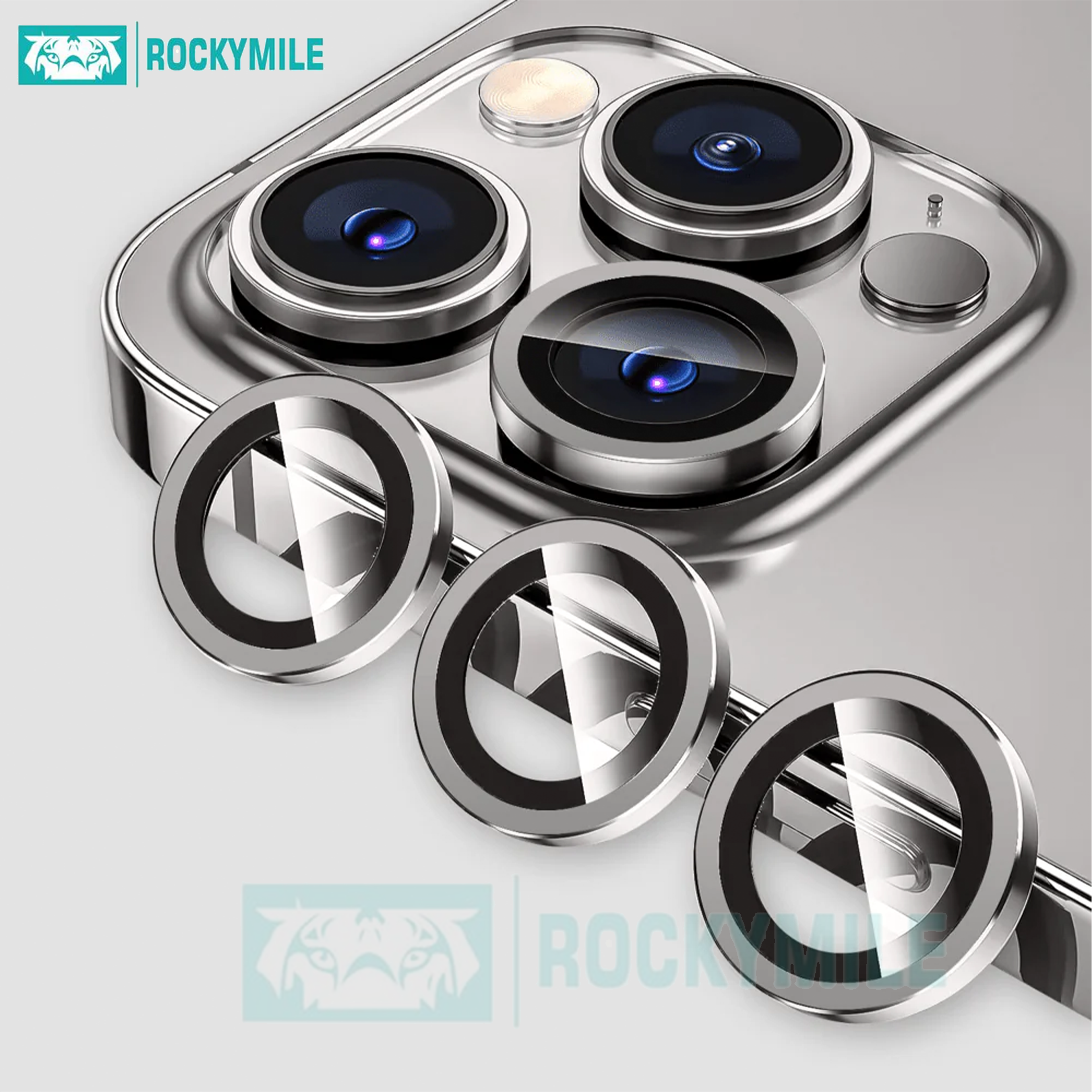 Rockymile Real Camera Lens Protector Ring for  iPhone