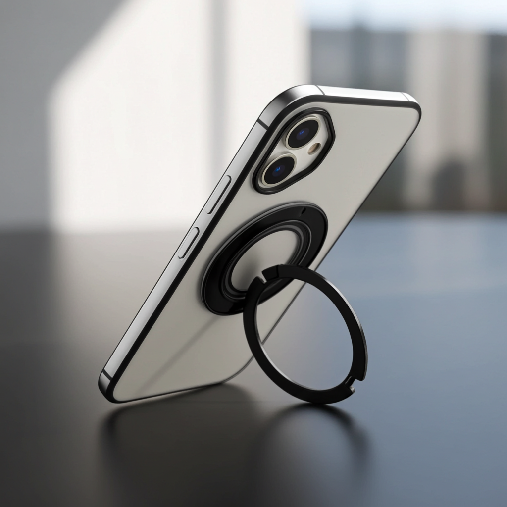 iPhone 17 Tyre Grip 360 MagSafe Ring Stand Case