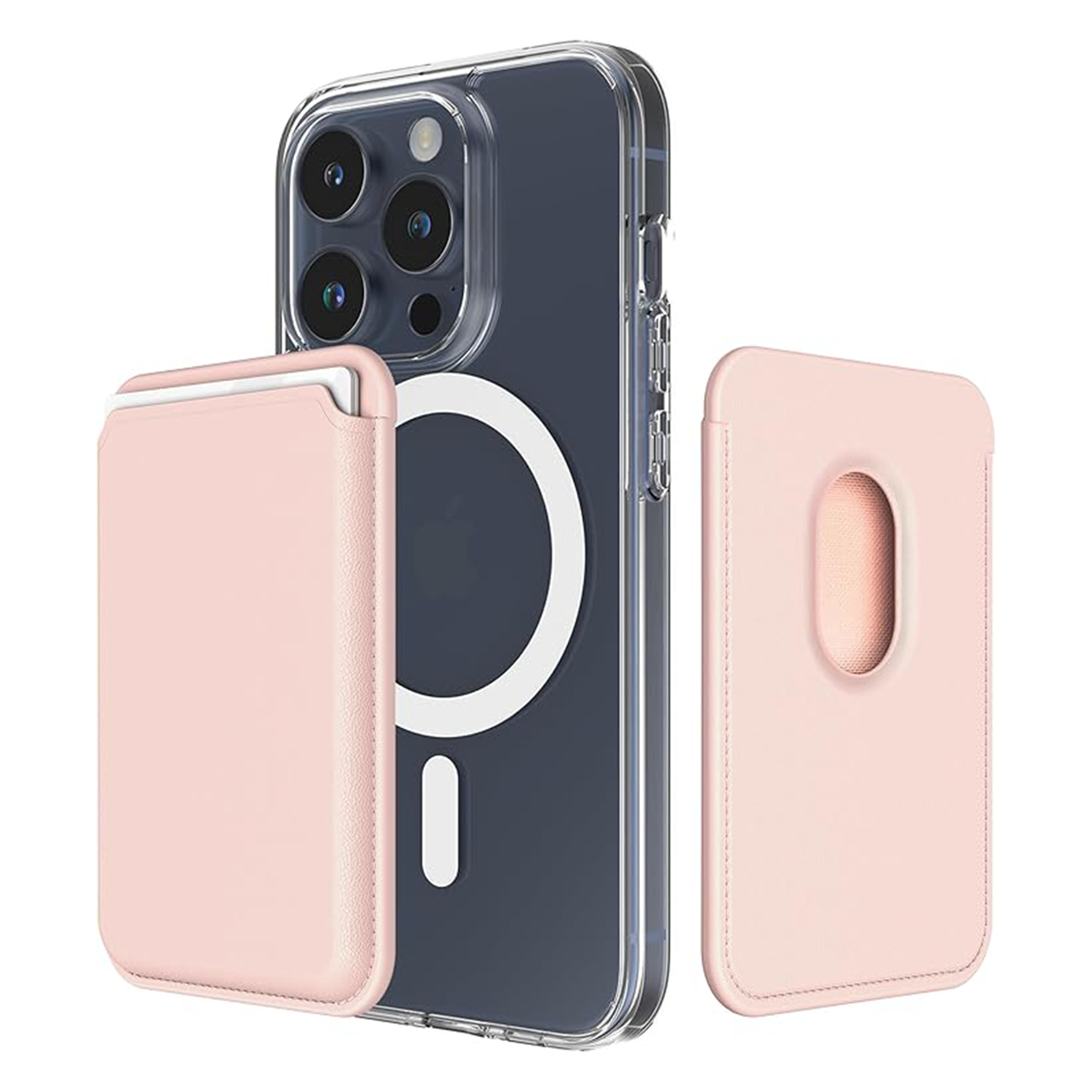 The Case Store Leather MagSafe Wallet for iPhone With ic