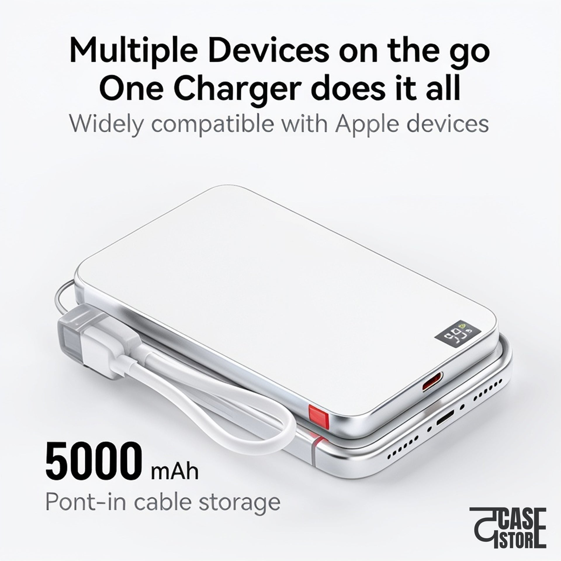 RECCI RPB-W41 3-in-1 Power Bank (5000mAh) — The Ultimate Pocket-Sized Charging Hub