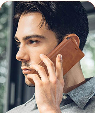Samsung Galaxy S & N Series Sleek Design Flip Leather Cover