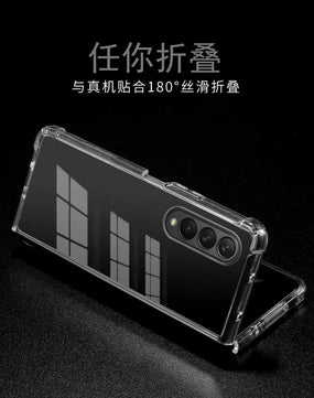 Samsung Z Fold Shock Proof Tempered Transparent Case