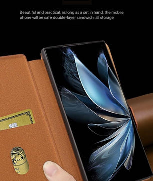 Samsung Galaxy S & N Series Sleek Design Flip Leather Cover