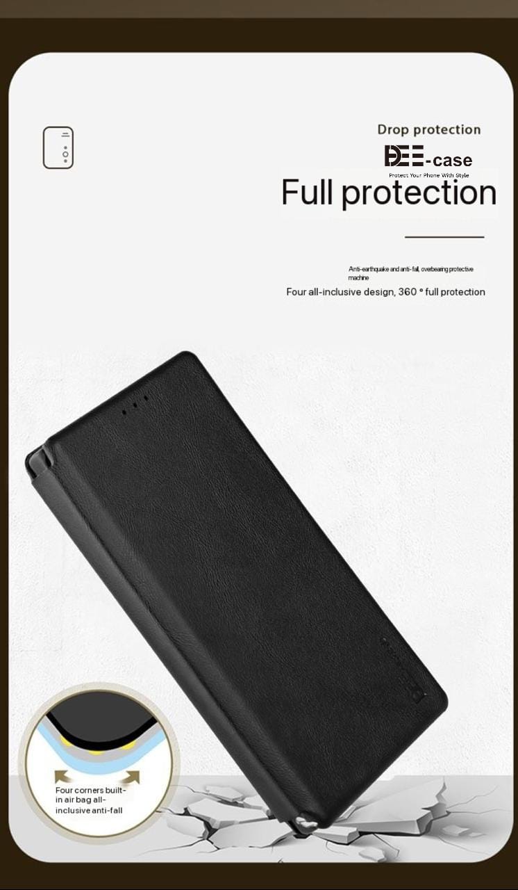 Samsung Galaxy S & N Series Sleek Design Flip Leather Cover
