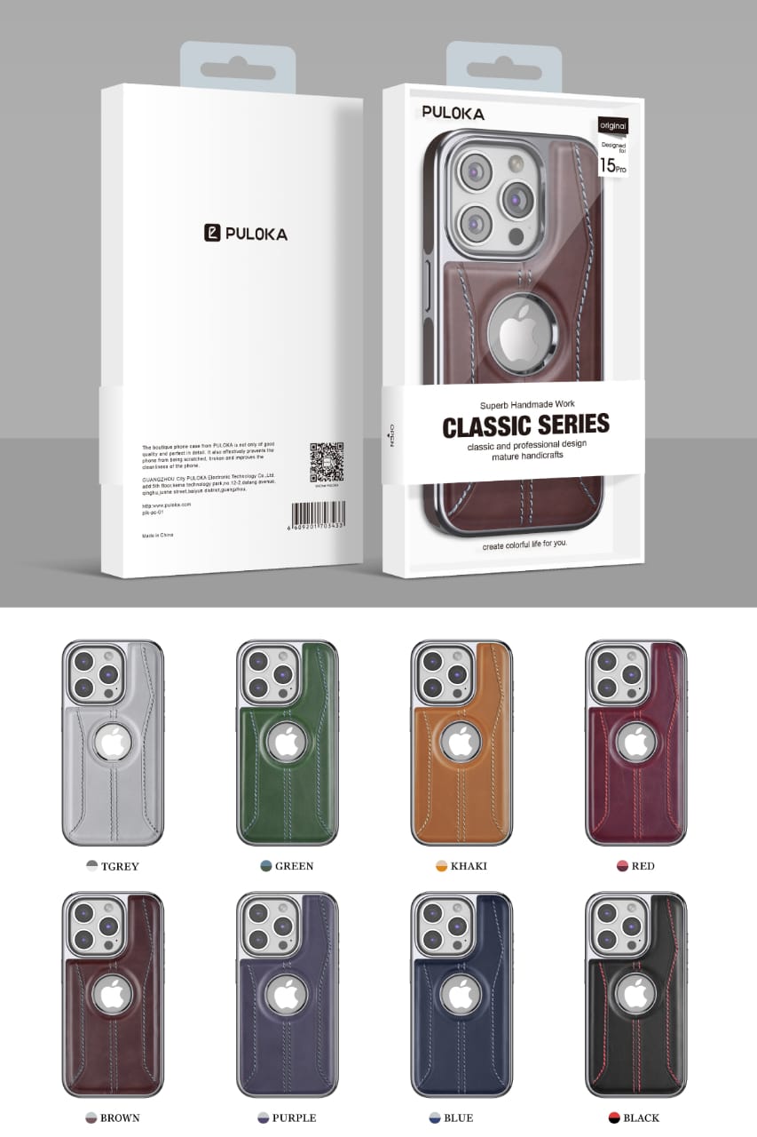 iPhone Classic Leather Car Back Cover